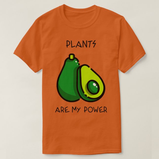Camiseta Aguacate Power 2 (Diseño del anverso)