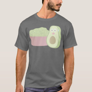 Camiseta Aguacate preocupado con guacamole