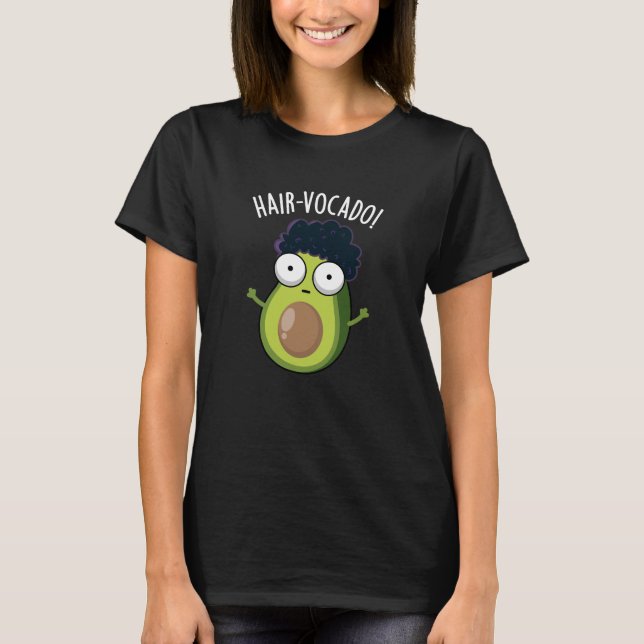 Camiseta Aguacate puns oscuro BG (Anverso)