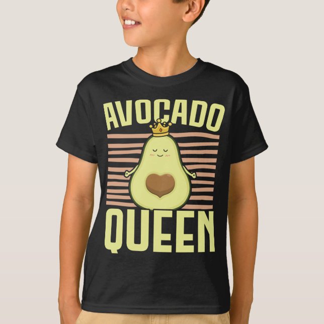 Camiseta Aguacate Reina aguacate amante Guac Guacamole Keto (Anverso)