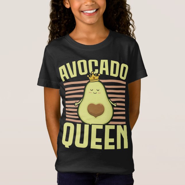 Camiseta Aguacate Reina aguacate amante Guac Guacamole Keto (Anverso)