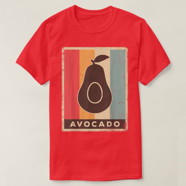 Camiseta Aguacate retro910 de época (Diseño del anverso)