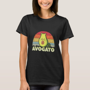 Camiseta Aguacate Retro Gato Aguacate Cinco De Mayo