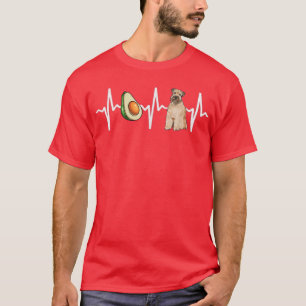 Camiseta Aguacate Rueda Cubierta Blanda Perro del latido de