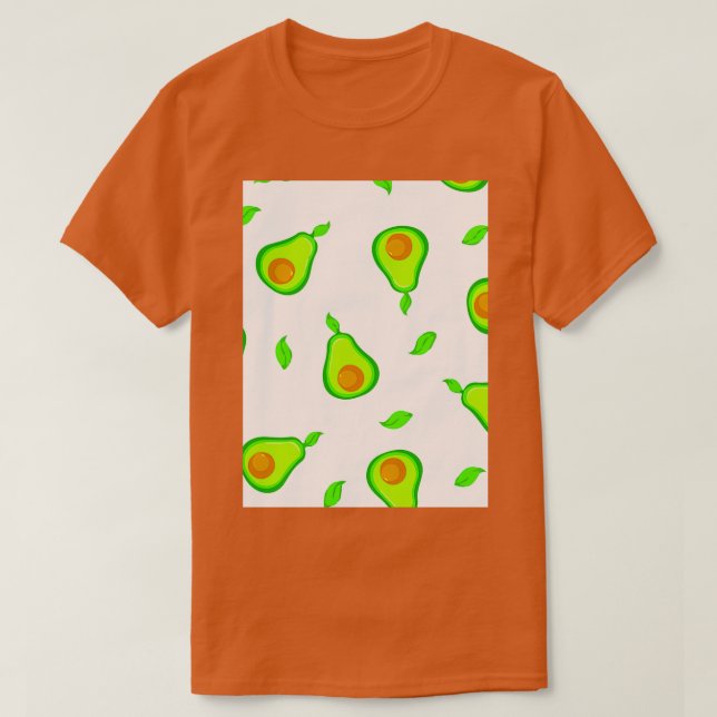 Camiseta Aguacate Sabor De Verano Exótico (Diseño del anverso)