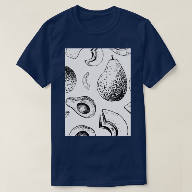 Camiseta Aguacate Sabor Tropical Exótico (Diseño del anverso)