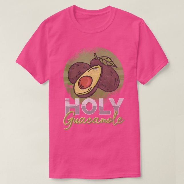 Camiseta Aguacate Santo Guacamole (Diseño del anverso)