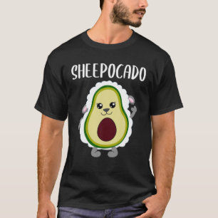 Camiseta Aguacate Sheep Funny Food Vegetable Vegetaria