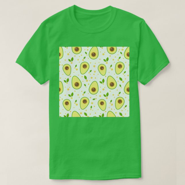 Camiseta Aguacate sin fisuras para la impresión y el tejido (Diseño del anverso)