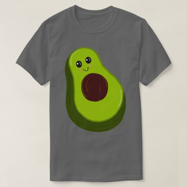 Camiseta aguacate sonriente (Diseño del anverso)