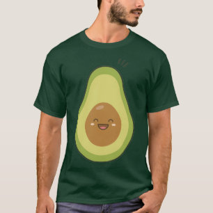 Camiseta Aguacate sonriente feliz