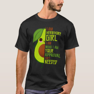 Camiseta Aguacate Soy Herbivore Chica Vegan Vegetarian Gree