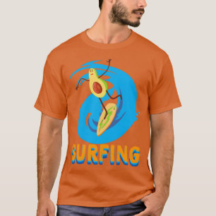 Camiseta Aguacate Surfing Funny