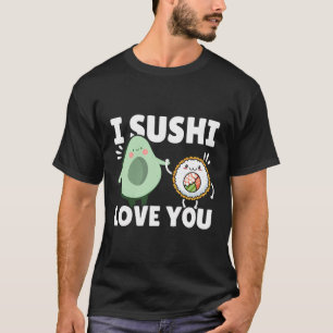 Camiseta Aguacate Sushi Rollo Nigiri Aguacate Fruta Guac Gu