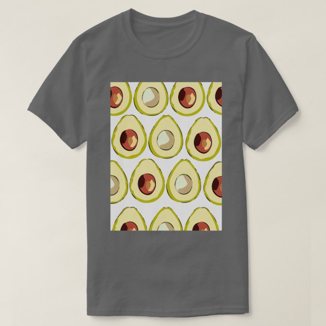 Camiseta Aguacate Textil Tropical (Diseño del anverso)