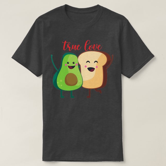 Camiseta Aguacate Tostadas Vegetal sana fruta comida vegeta (Diseño del anverso)