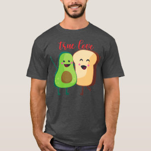 Camiseta Aguacate Tostadas Vegetal sana fruta comida vegeta