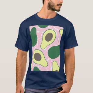 Camiseta Aguacate Tropical Exótico Romántico