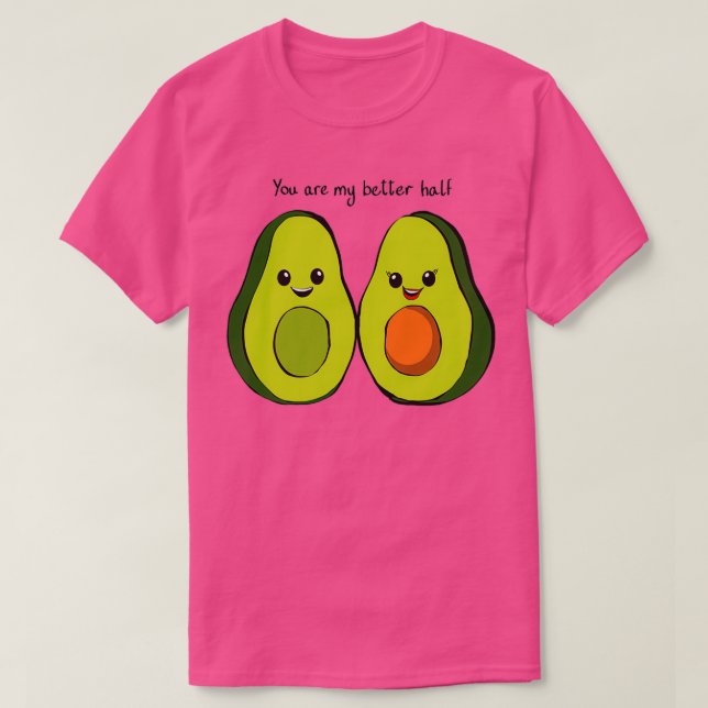 Camiseta aguacate valentino 12 (Diseño del anverso)