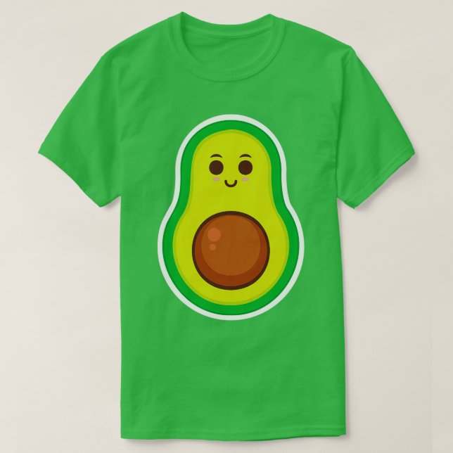 Camiseta Aguacate verde 2 (Diseño del anverso)