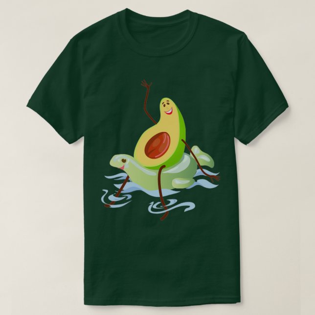 Camiseta Aguacate verde 3 (Diseño del anverso)
