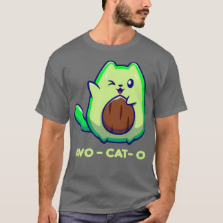 Camiseta Aguacate y amante del gato en tu vida