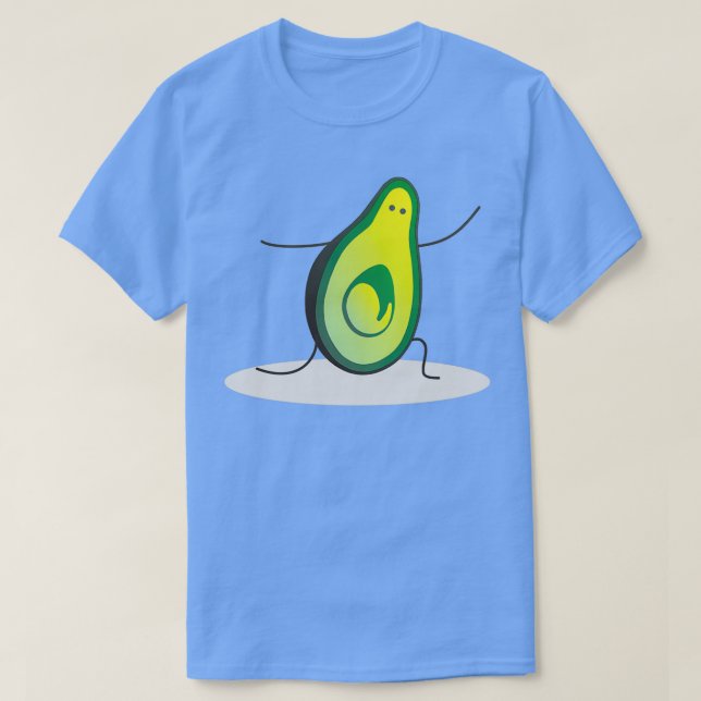 Camiseta Aguacate y café aguacate (Diseño del anverso)