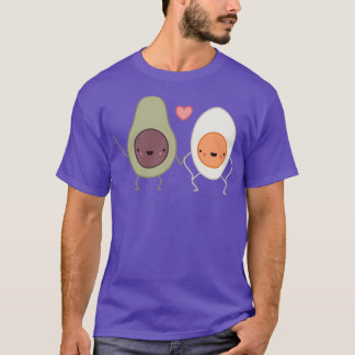 Camiseta Aguacate y huevo Los amantes