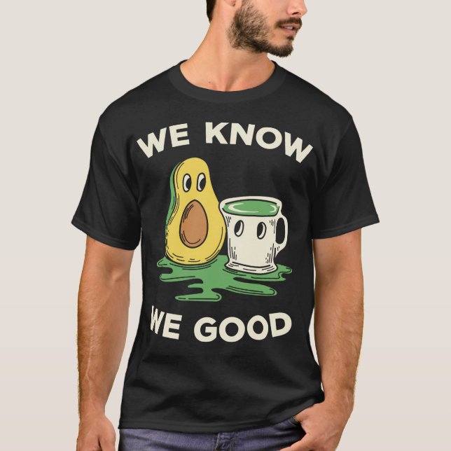 Camiseta aguacate y matcha (Anverso)
