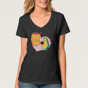 Camiseta Aguacate y Tostada Aguacate Lindo Comida Vegana