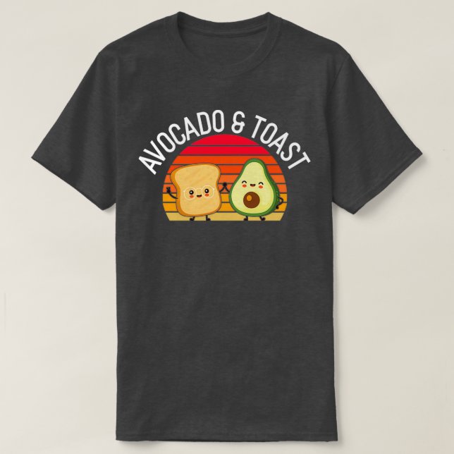 Camiseta Aguacate y tostadas (Diseño del anverso)