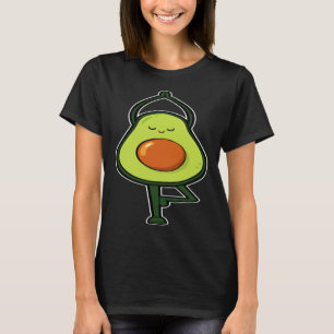 Camiseta Aguacate Yoga Árbol Frutal Fitness Alivio del Estr