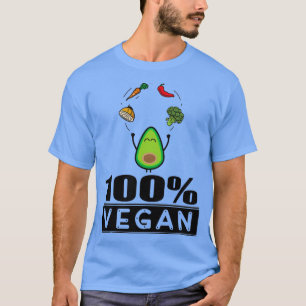 Camiseta Aguacates 100 vida vegana