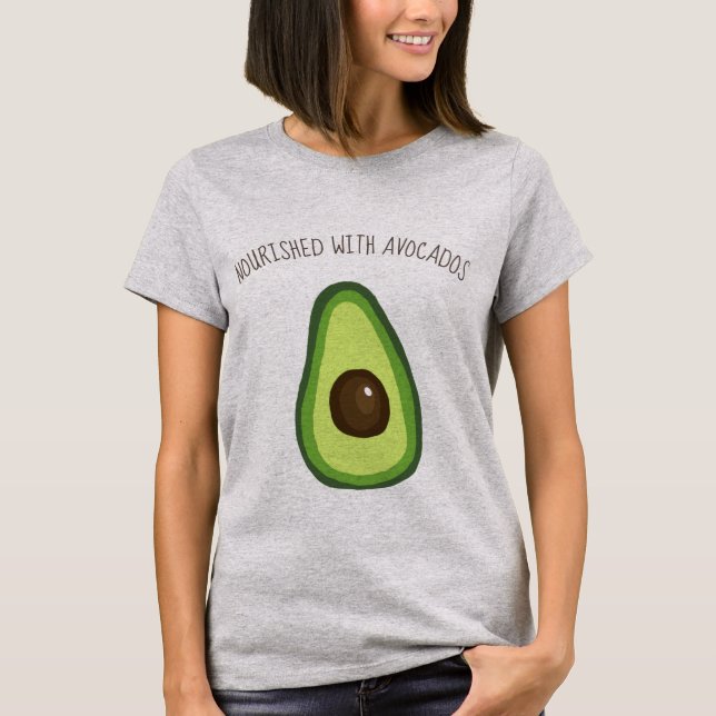 Camiseta Aguacates alimentados (Anverso)