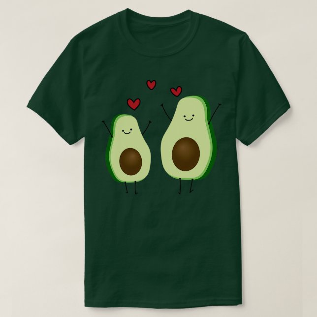 Camiseta Aguacates bonitos (Diseño del anverso)