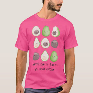 Camiseta Aguacates Cutos Enamorados