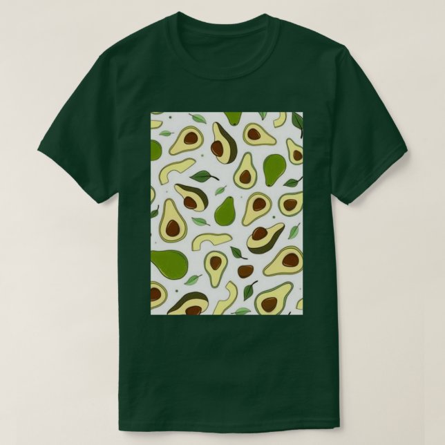 Camiseta Aguacates divertidos 5 (Diseño del anverso)