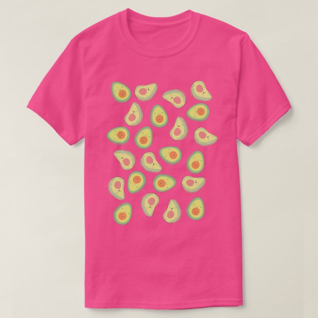 Camiseta Aguacates felices (Diseño del anverso)