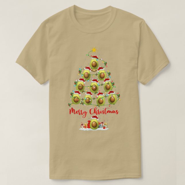 Camiseta Aguacates Fruit Lover Coincide con Santa Aguacate  (Diseño del anverso)