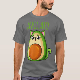 Camiseta Aguacates y gatos amantes de aguacates