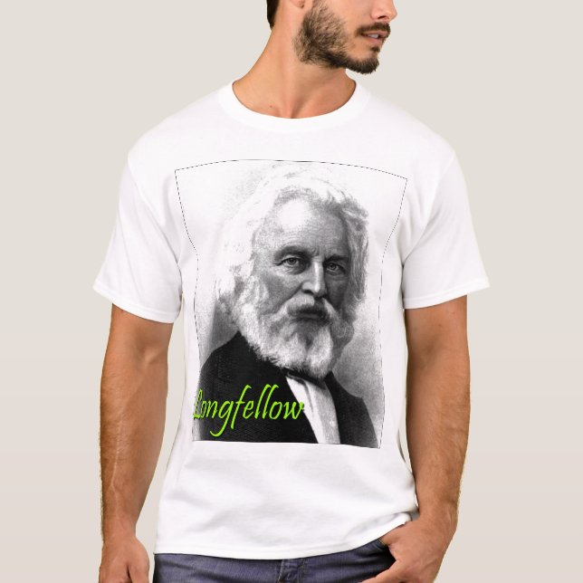 Camiseta Aguafuerte de Henry Wadsworth Longfellow (Anverso)