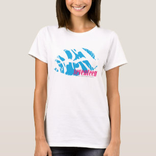 Camiseta Aguamarina de la cebra