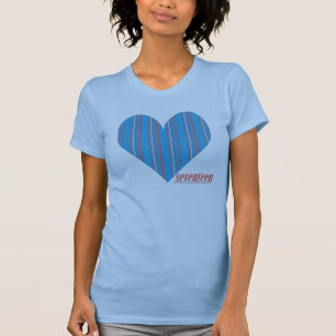 Camiseta Aguamarina fina 3 de las rayas