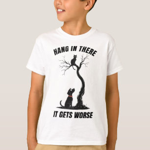 Camiseta Aguanta que Empeora Humor Retro Sarcástico