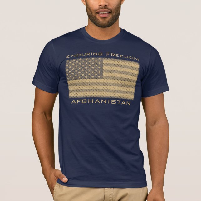 Camiseta Aguantar la libertad Afganistán (Anverso)
