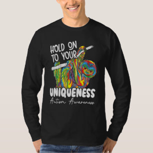 Camiseta Aguarda Con Tu Autista De Conciencia De Autismo