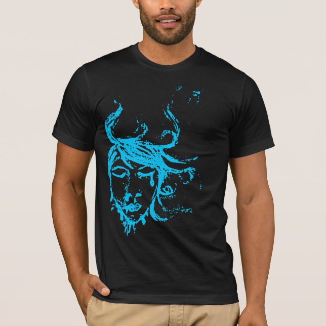 Camiseta aguas azules (Anverso)