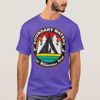 Camiseta Aguas fronterizas Área de canoa