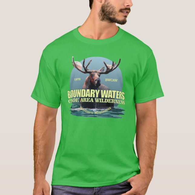 Camiseta Aguas fronterizas de la leva CAW (Anverso)