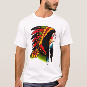 Camiseta Aguas indias de Percy de la cabeza del chica por
